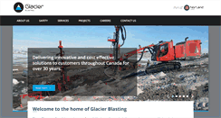 Desktop Screenshot of glacierblasting.com