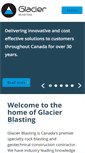 Mobile Screenshot of glacierblasting.com